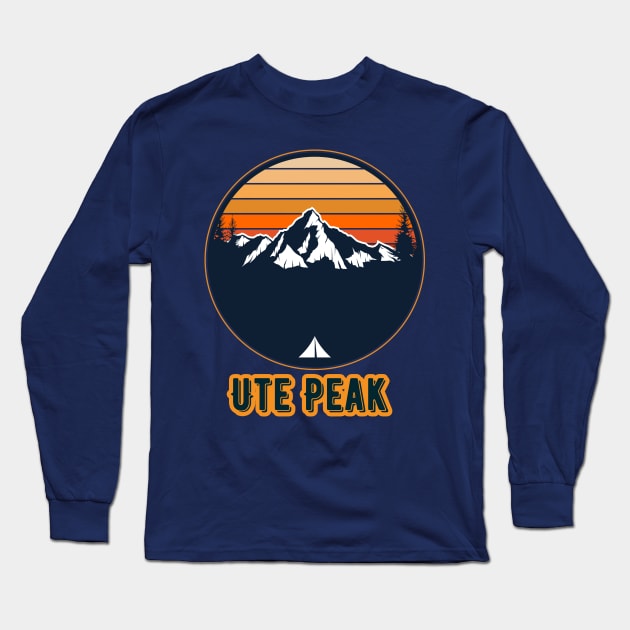 Ute Peak Long Sleeve T-Shirt by Canada Cities